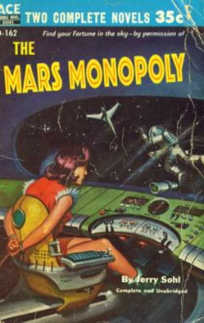 Ace Books - The Mars Monopoly / the Man Who Lived Forever - Jerry Sohl