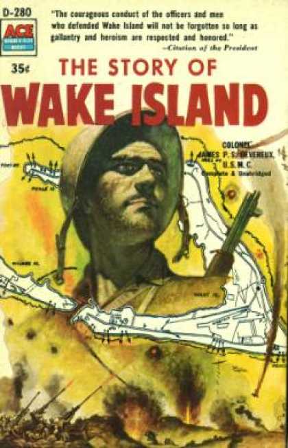 Ace Books - The Story of Wake Island (double Size Books, Ace D-280)