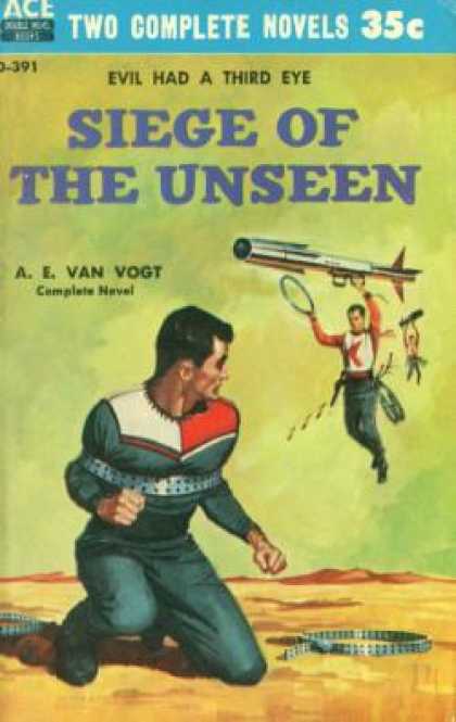 Ace Books - Siege of the Unseen / the World Swappers - A.e. Van Vogt