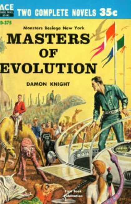 Ace Books - Masters of Evolution / Fire In the Heavens - Damon Knight