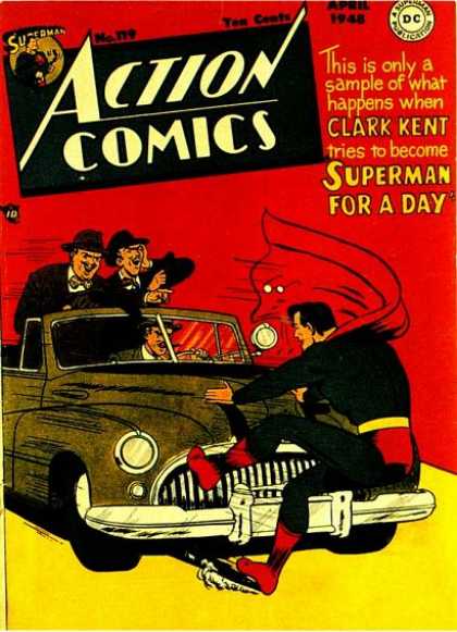 Action Comics 119 - Car - Superman - Dc - Cap - Gun