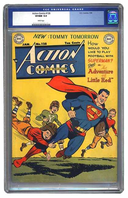 Action Comics 128 - Superman - Tommy Tomorrow - Adventure Of Little Red - Boys - Dc