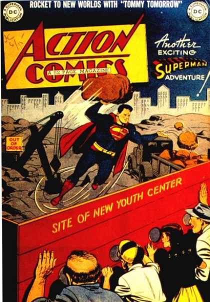 Action Comics 135 - Superman - Youth Center - Rock - Construction - Dc Comics