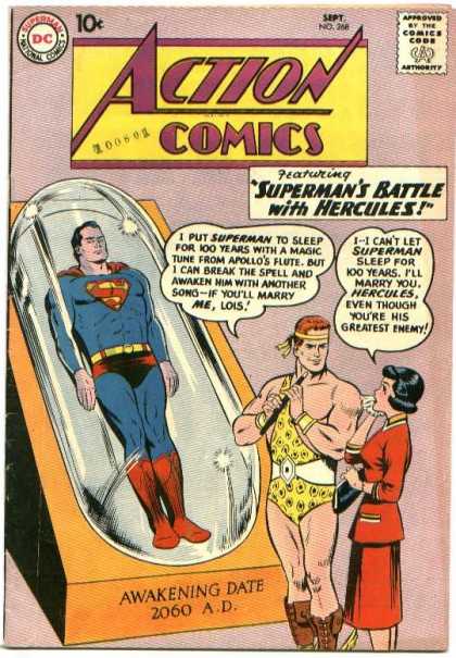 Action Comics 268 - Superman - Hercules - Lois - Lois Lane - Approved By The Comics Code - Curt Swan