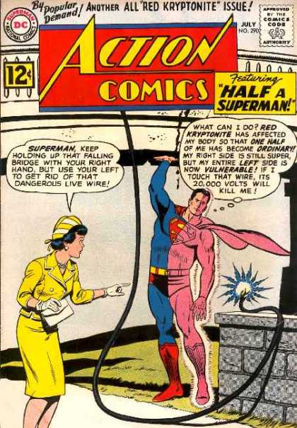 Action Comics 290 - Superman - Red Kryptonite - Bridge - Half - Lois Lane - Curt Swan