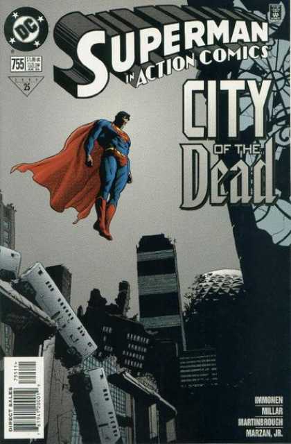 Action Comics 755 - Superman - Dark - City Of The Dead - Destruction - Train Wreck - Stuart Immonen