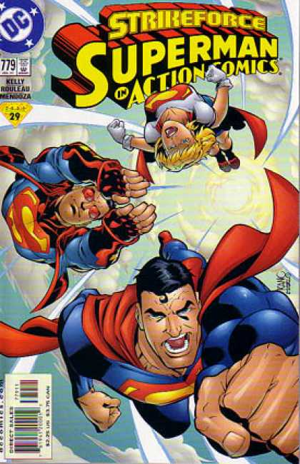 Action Comics 779 - Supergirl - Superman - Superboy - Flying - Strikeforce