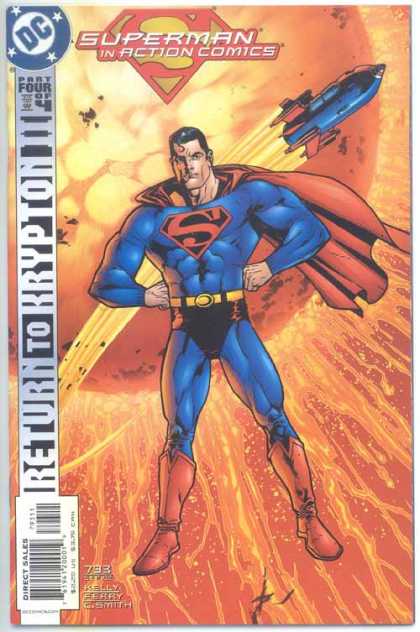 Action Comics 793 - Superman - Rocket - Sun - Kilian Plunkett