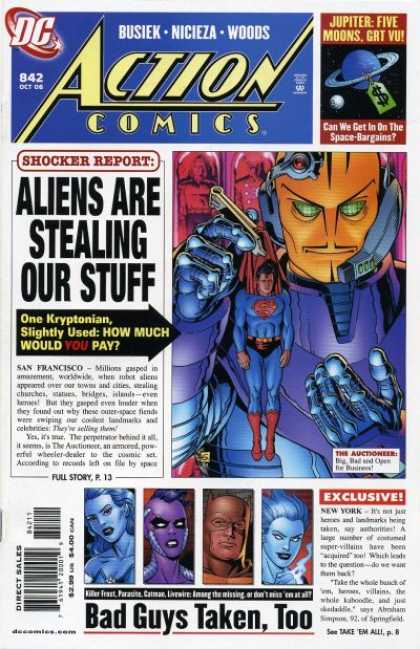 Action Comics 842 - Aliens - Dave Gibbons