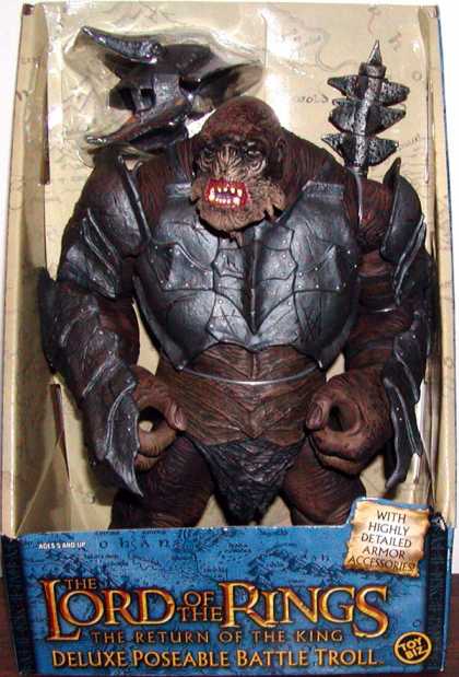 Action Figure Boxes - Lord of the Rings. Battle Troll