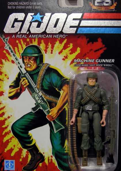 Action Figure Boxes - G.I. Joe: Machine Gunner