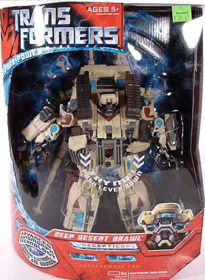 Action Figure Boxes - Transformers Deep Desert Brawl