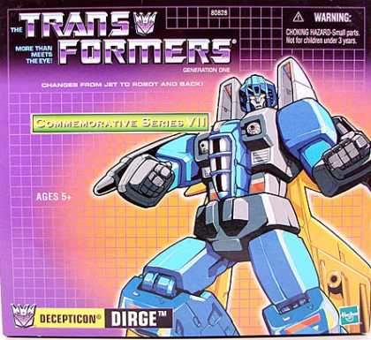 Action Figure Boxes - Transformers: Decepticon Dirge