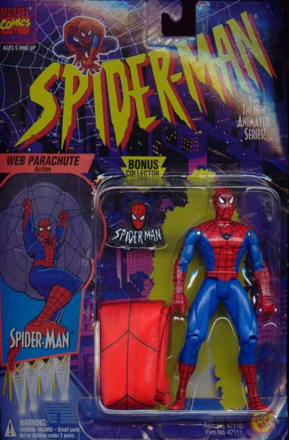 Action Figure Boxes - Spider-Man Web Parachute