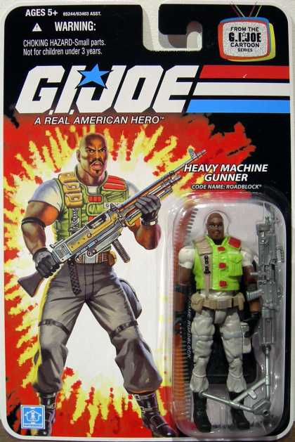 Action Figure Boxes - G.I. Joe: Heavy Machine Gunner Roadblock