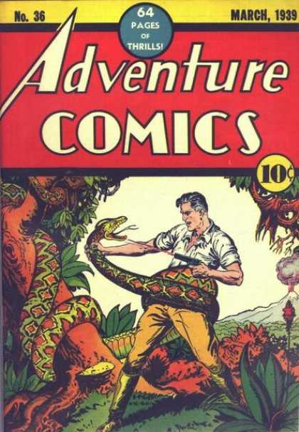 Adventure Comics 36 - Snake - Man - Gun