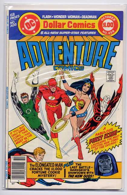Adventure Comics 459 - Wonder Woman - Flash - Green Lantern - Elongated Man - Deadman - Jim Aparo