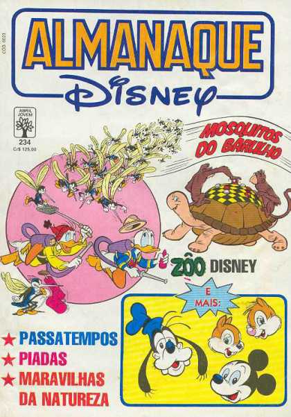 Almanaque Disney 234 - Donald Duck - Goofy - Mickey Mouse - Chipmunks - Daffy Duck