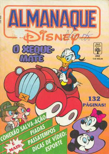 Almanaque Disney 242 - Spainish - Donald - Signed - Mickey - Minnie