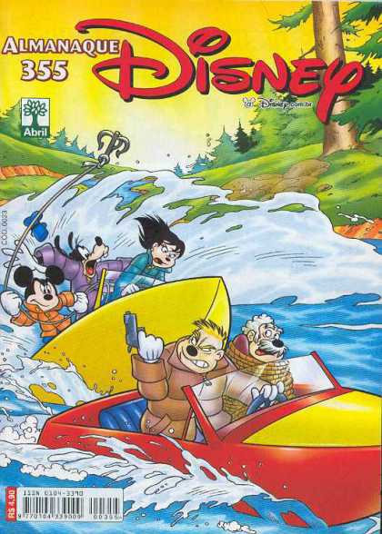 Almanaque Disney 355 - Disney - Mickey Mouse - Goofy - River - Anchor