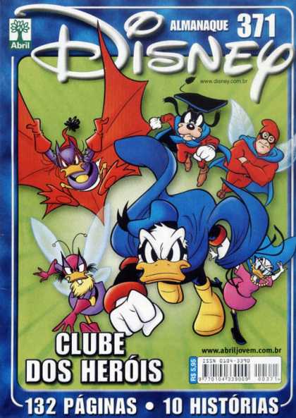 Almanaque Disney 371 - Disney Character Superheroes - Abril - Super Goofy - Super Ducks - Donald Duck