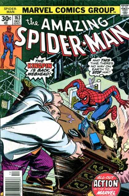 Amazing Spider-Man 163 - Kingpin - Action - Table - Ashtray - Marvel Comics Group - Dave Cockrum