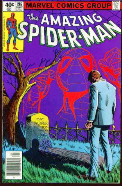 Amazing Spider-Man 196 - Grave - Tree - Peter Parker - Death - May Parker