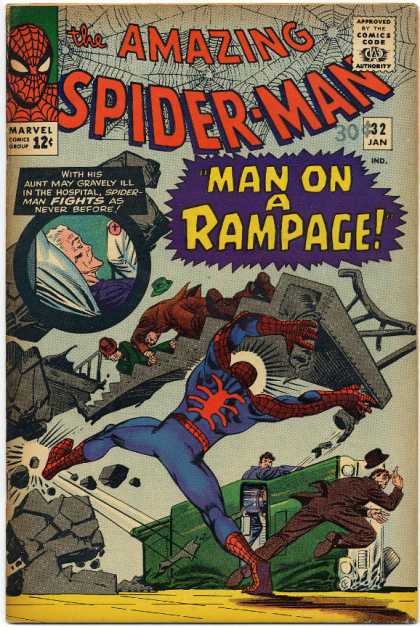 Amazing Spider-Man 32 - Aunt May - Rampage - Spiderman - Man - Web