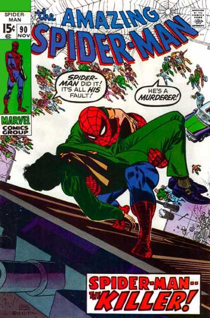 Amazing Spider-Man 90 - Murderer - Killer - Spiderman