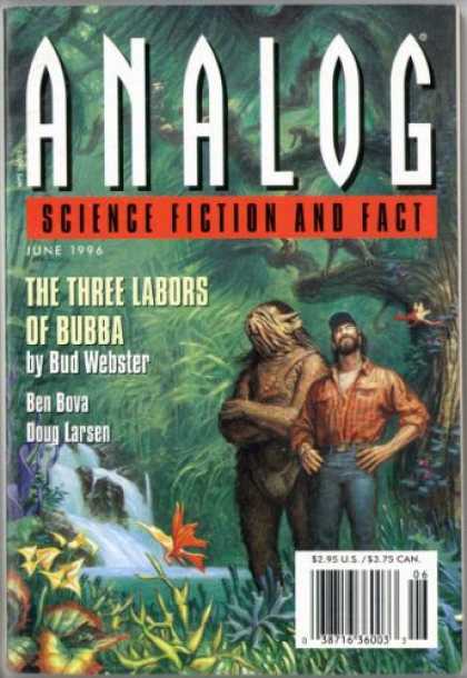 Astounding Stories 802 - The Three Labors Of Bubba - June 1996 - Tropical - Tree - Water Fall