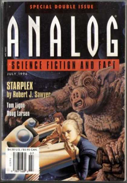Astounding Stories 803 - Double Issue - July 1996 - Starplex - Sawyer - Furry Creature