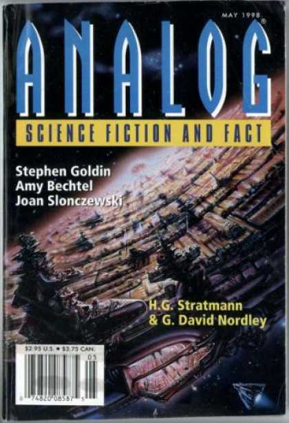 Astounding Stories 824 - May 1998 - Planet Surface - Space - City - Space Craft