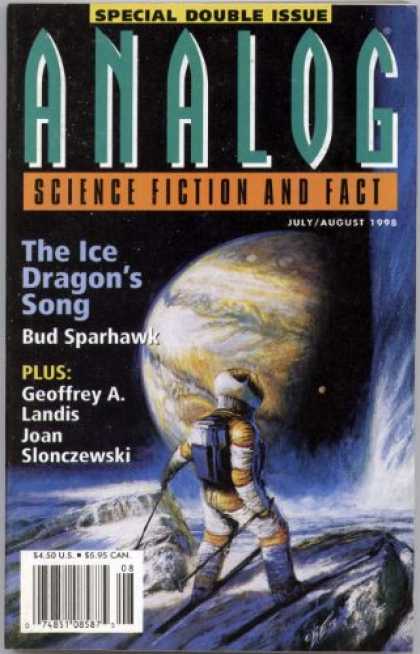 Astounding Stories 826 - Julyaugust 1998 - The Ice Dragons Song - Space - Planet - Astronaut