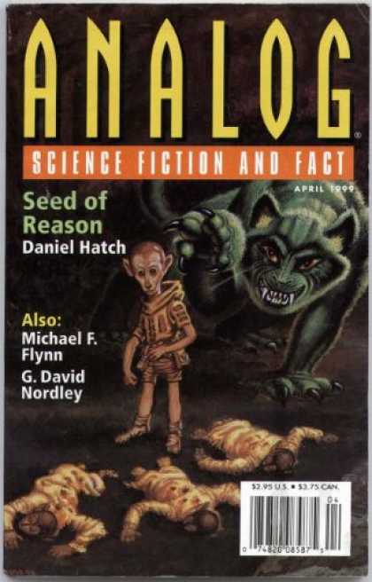 Astounding Stories 834 - Seed Of Reason - April 1999 - Humanoids - Black Cat - Claw