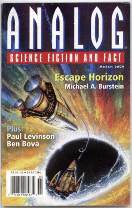 Astounding Stories 844 - Space - Escape Horizon - Michael A Burstein - March 2000 - Shuttle