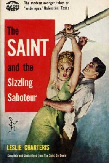 Avon Books - The Saint and the Sizzling Saboteur