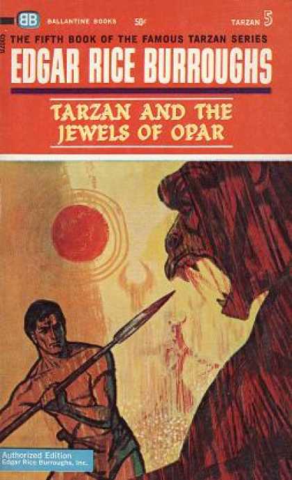 Ballantine Books - Tarzan and the Jewels of Opar (ballantine F749)