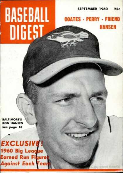 Baseball Digest - September 1960