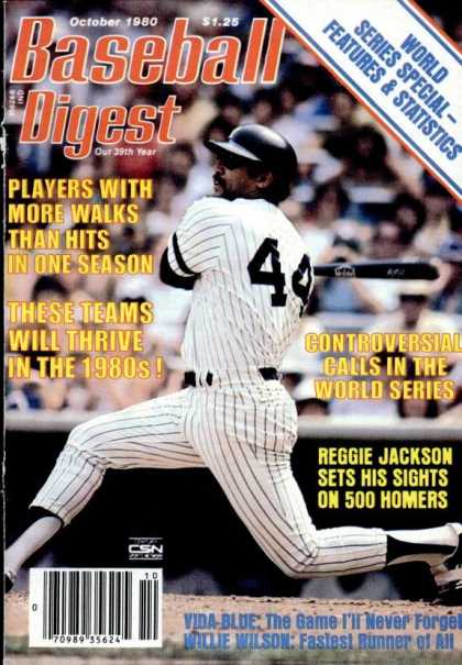 Baseball Digest - October 1980