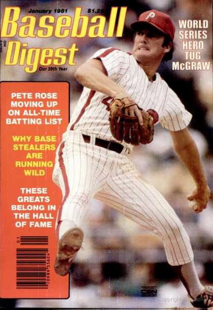 Baseball Digest - January 1981
