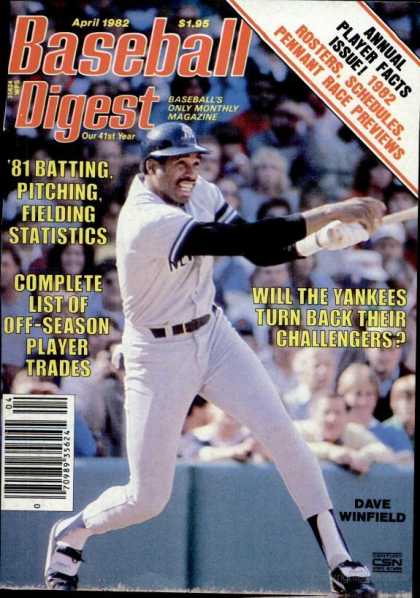 Baseball Digest - April 1982