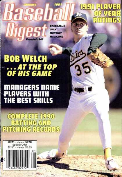 Baseball Digest - January 1991