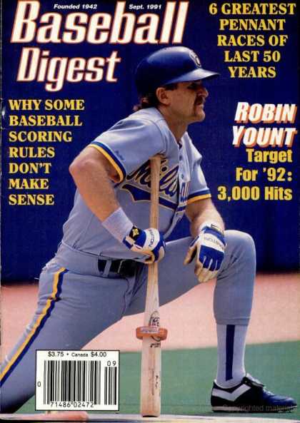 Baseball Digest - September 1991