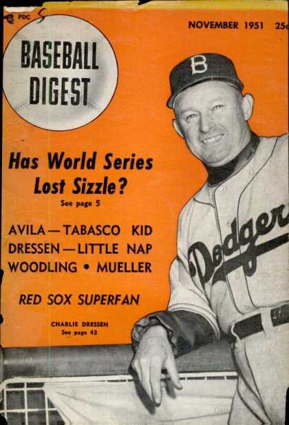 Baseball Digest - November 1951