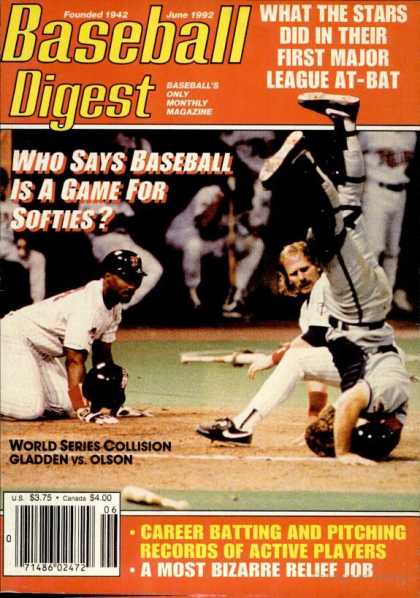 Baseball Digest - June 1992