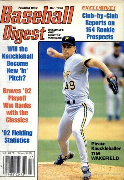 Baseball Digest - March 1993