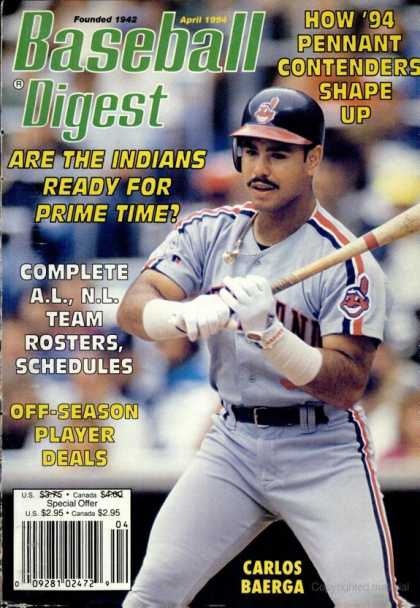 Baseball Digest - April 1994