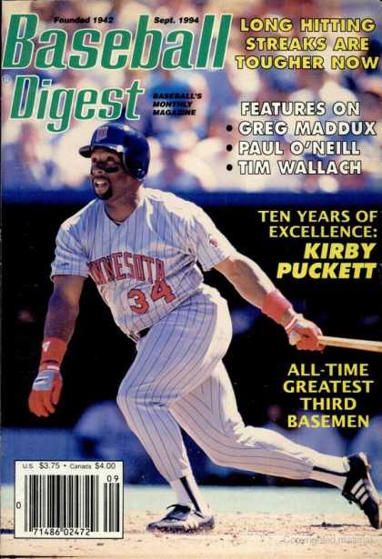 Baseball Digest - September 1994