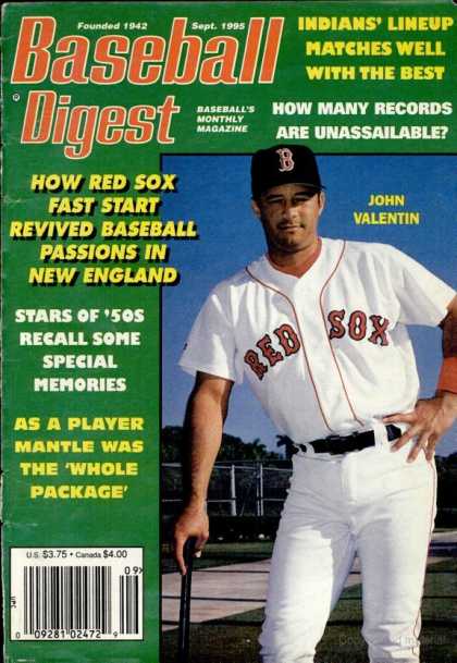 Baseball Digest - September 1995