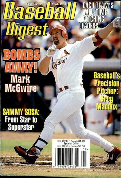 Baseball Digest - September 1998